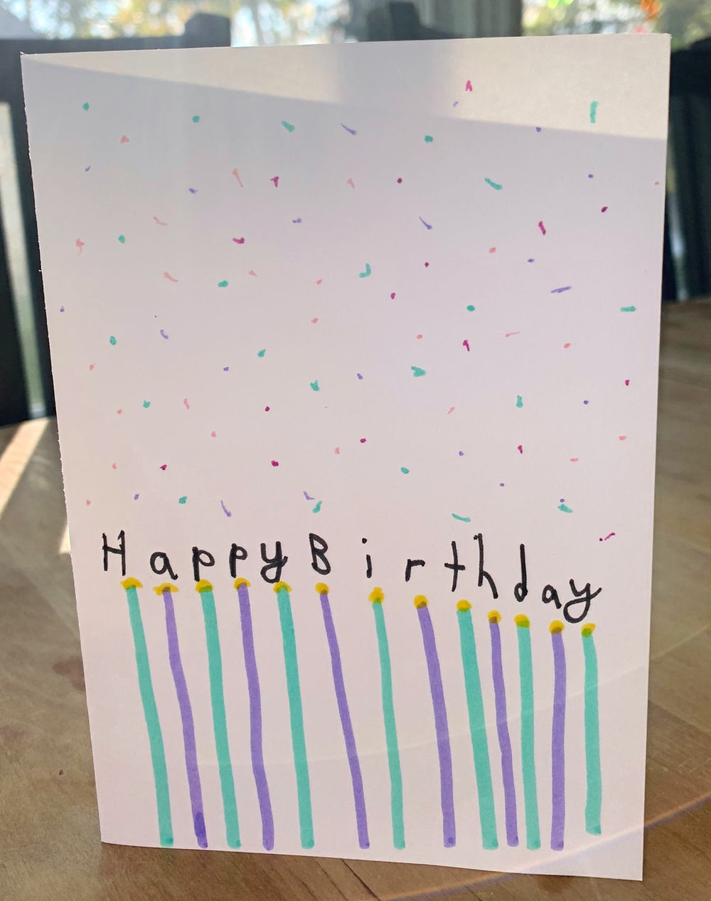 happy birthday candles