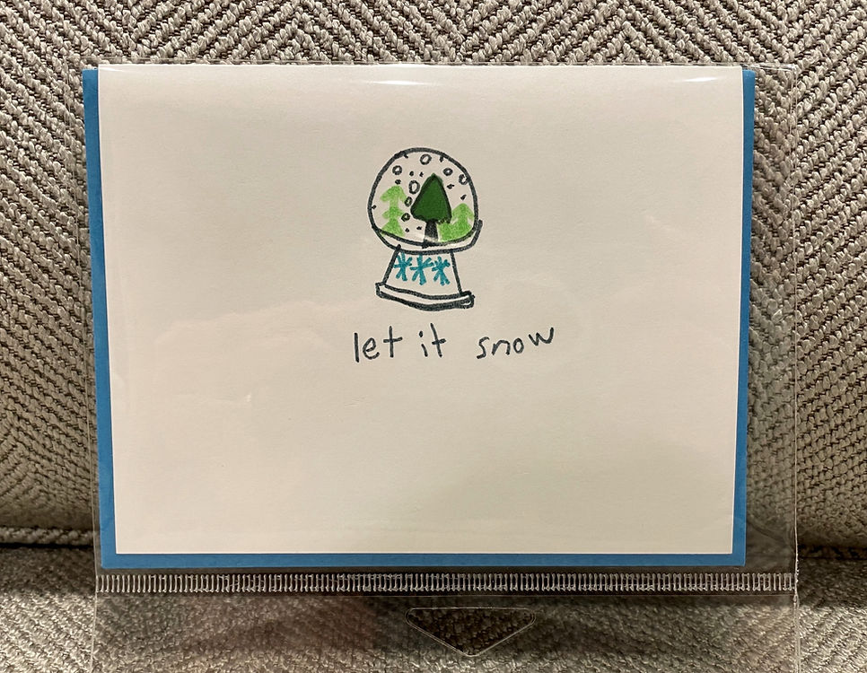 let it snow - globe