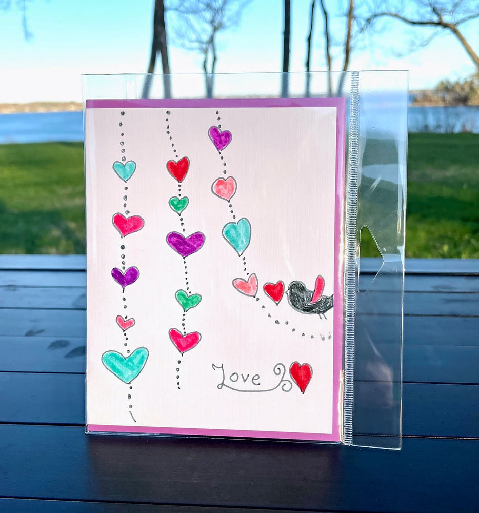 string of hearts - love