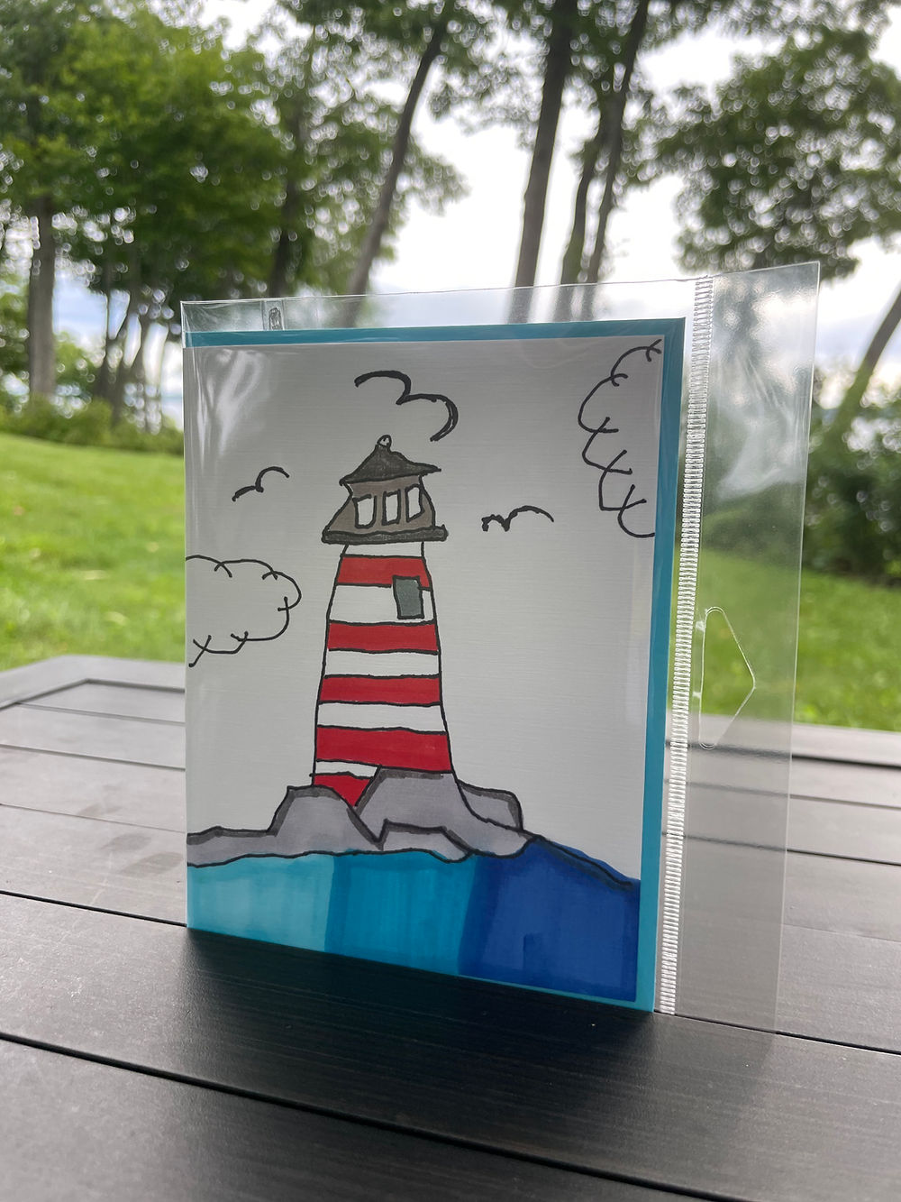 lighthouse on the rocks