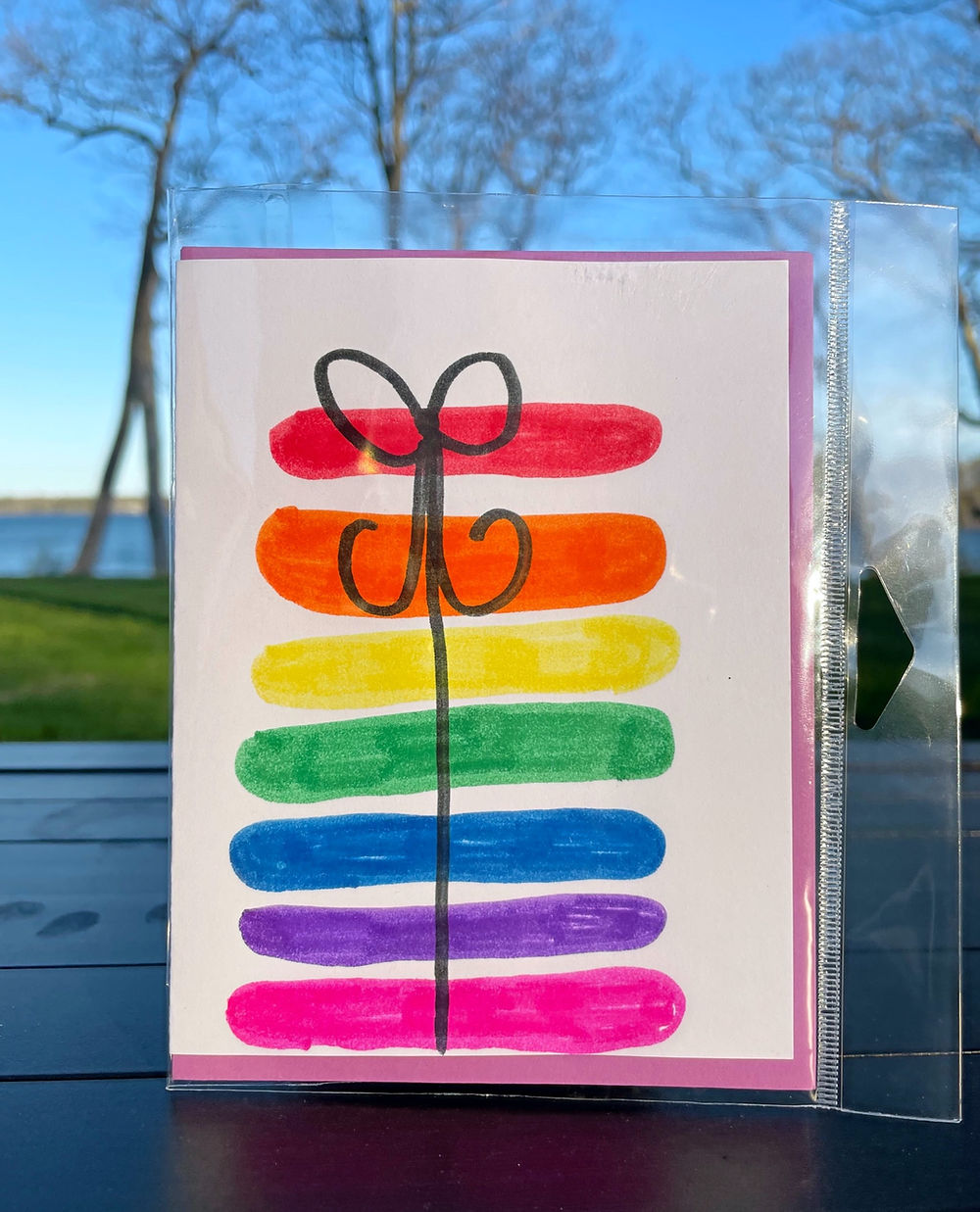 rainbow present