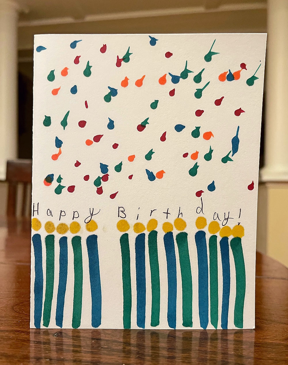 happy birthday candles
