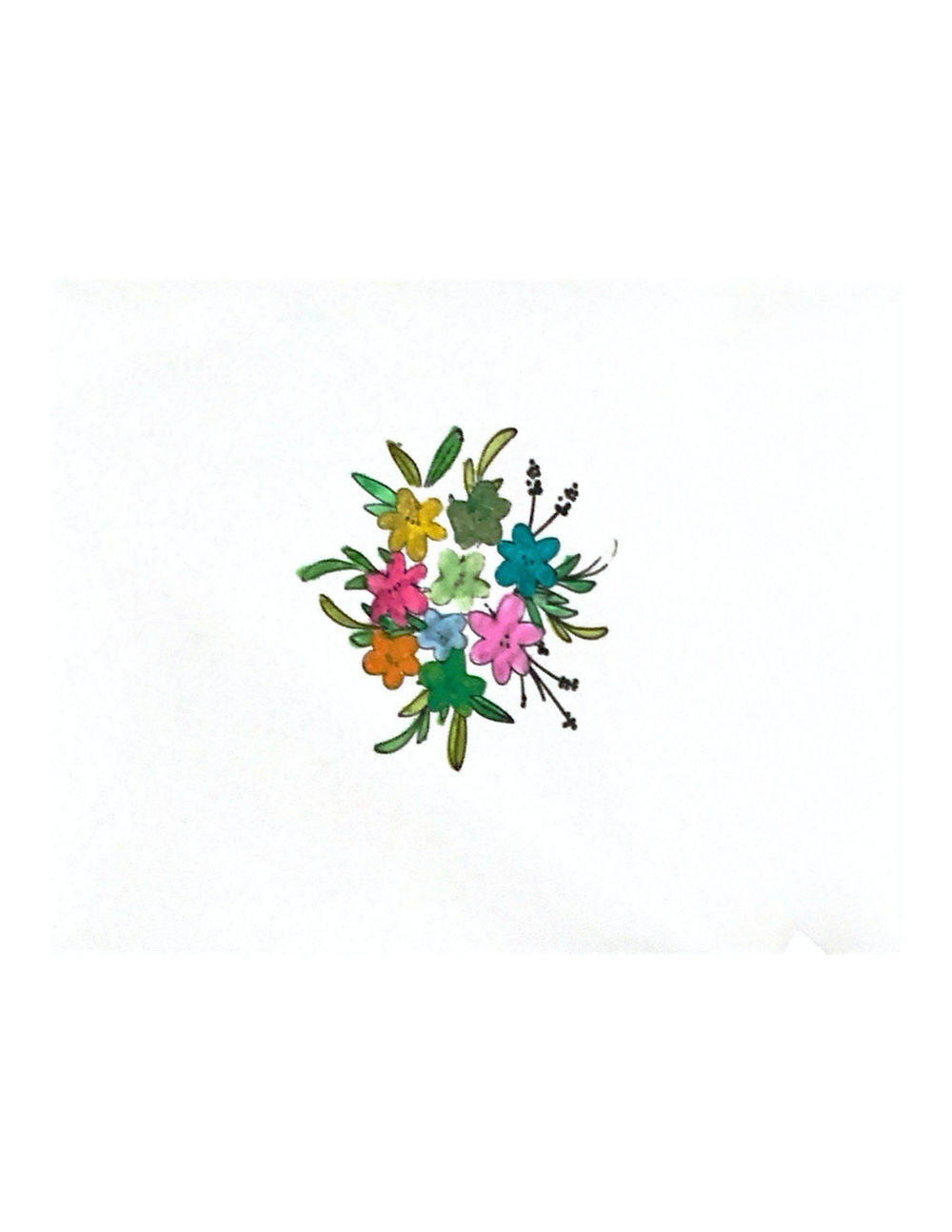 flowers notecard