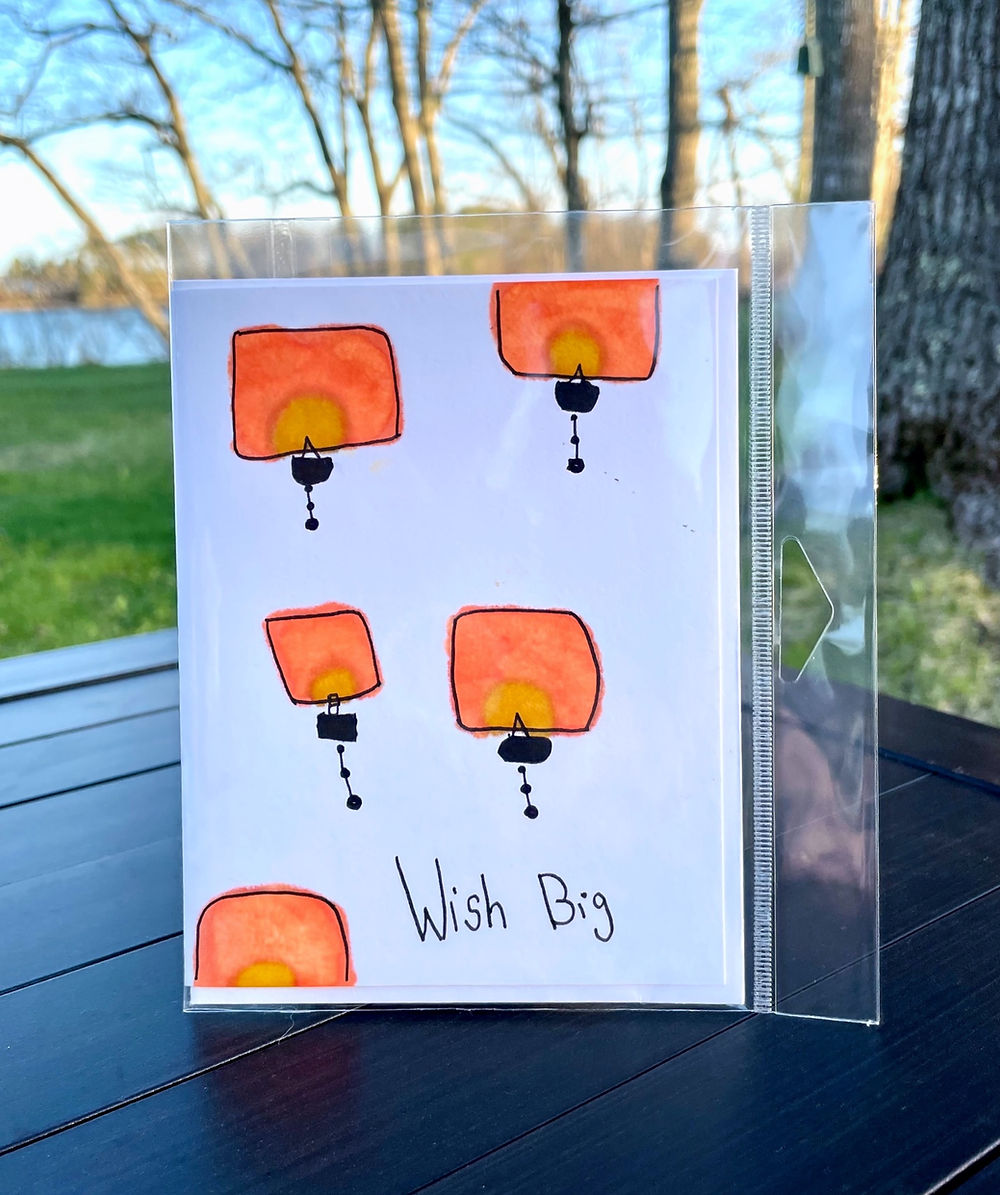 wish big - paper lanterns