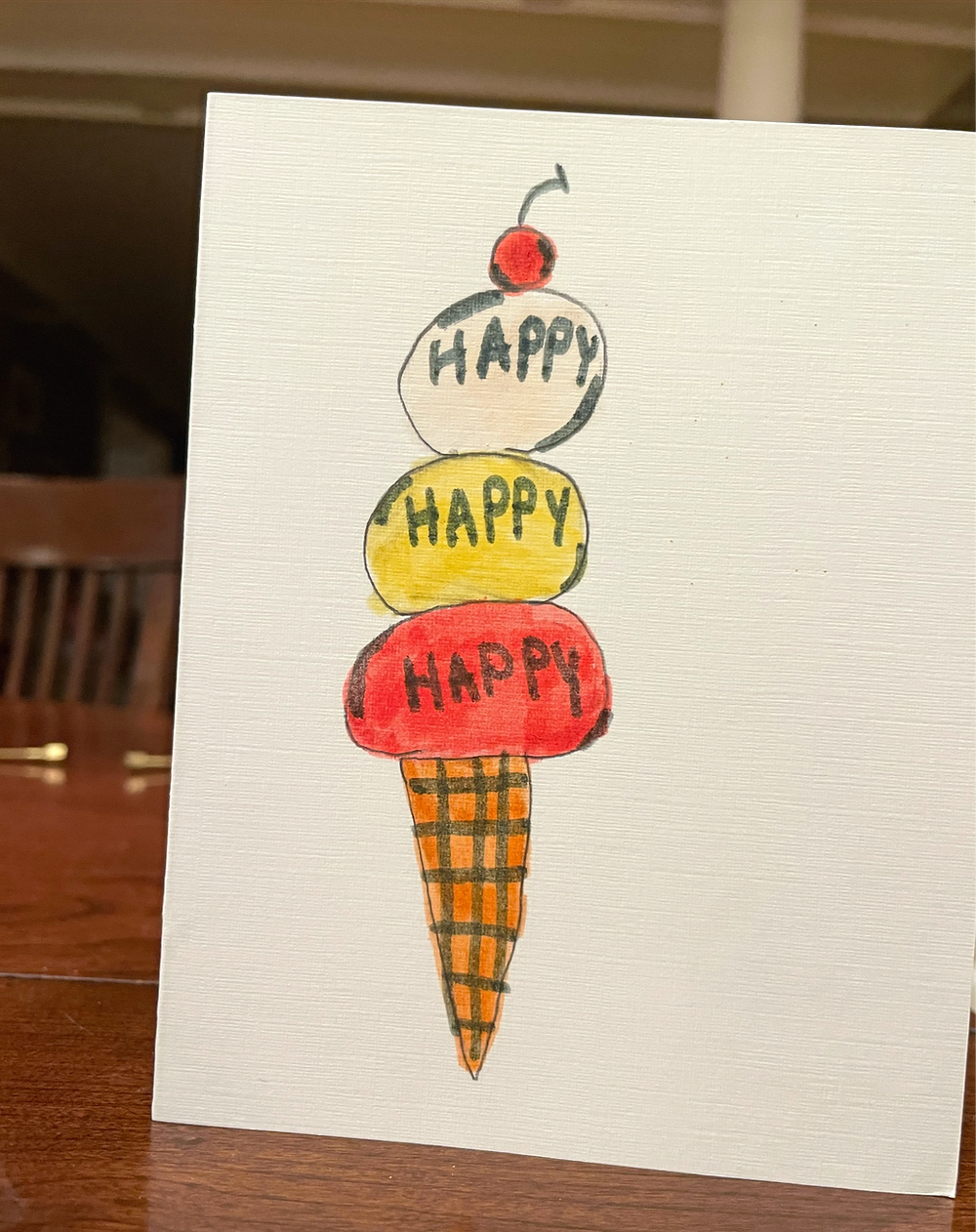 happy happy happy ice cream