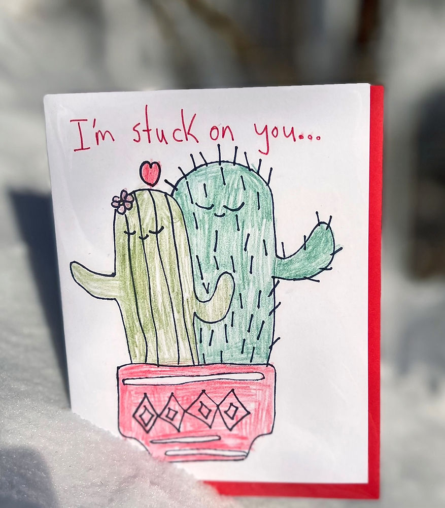 stuck on you cactus