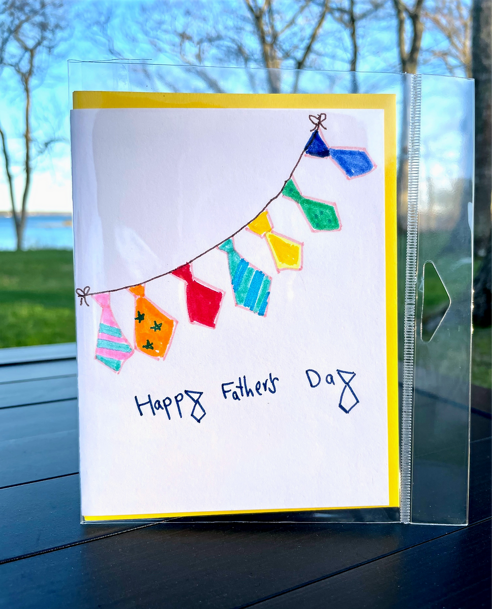 hanging ties - father's Day